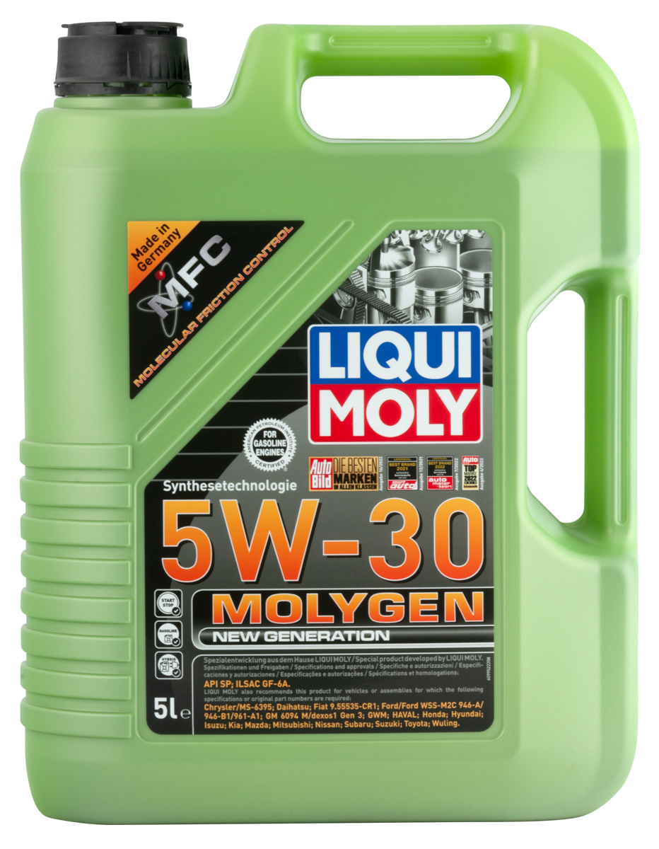 Синтетическое моторное масло Molygen New Generation 5W-30